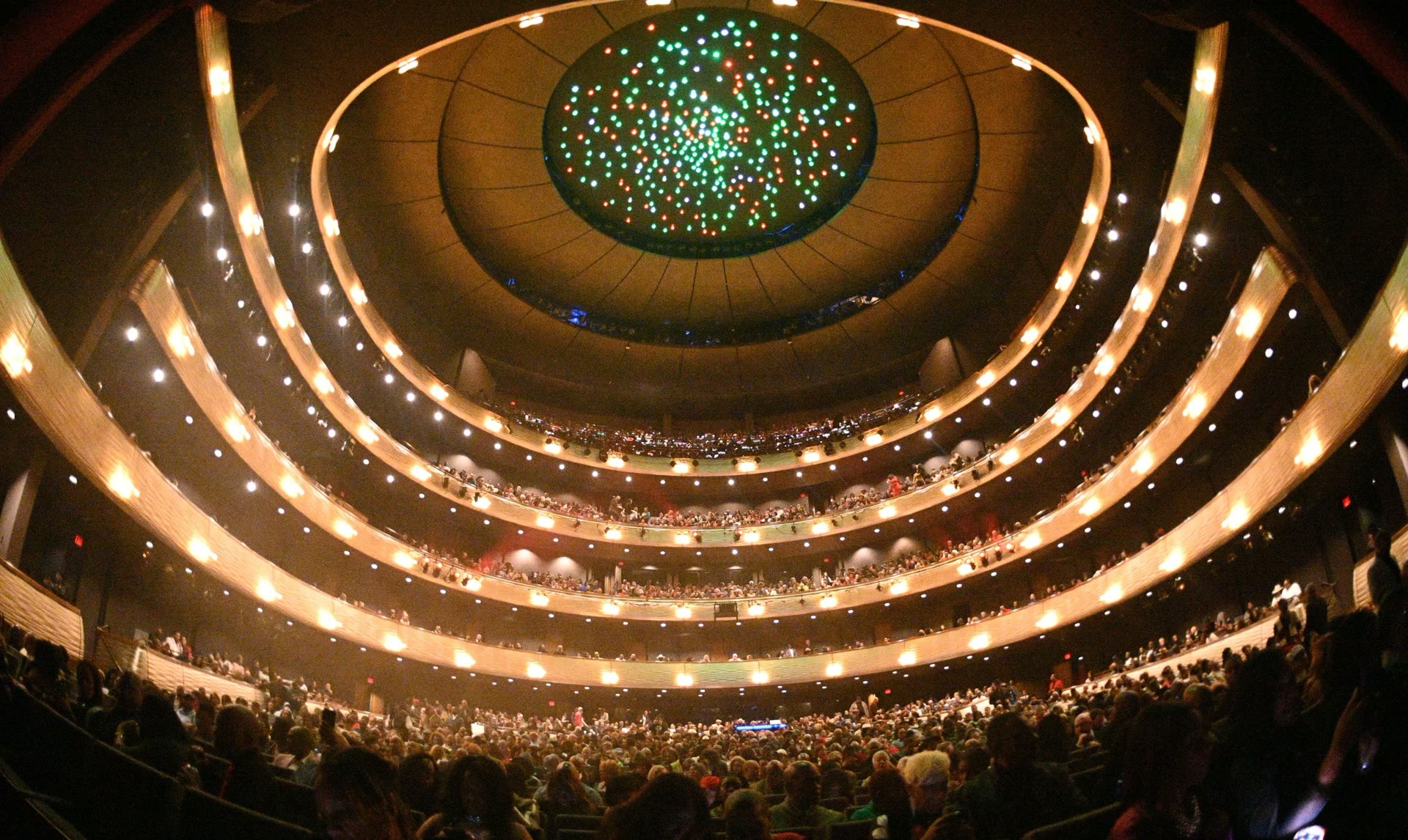 Audience gathered inside the Winspear Opera House for A Soulful Christmas